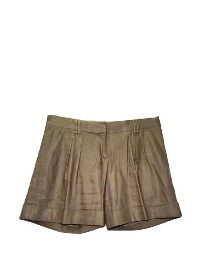Pre-owned Joseph 2010-2020s Pleated Shorts In Brown