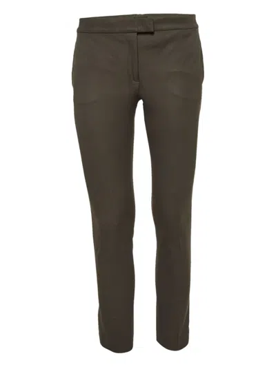 Pre-owned Joseph 2024 Gabardine Trousers In Green