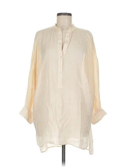 Pre-owned Joseph 3/4 Sleeve Blouse In White