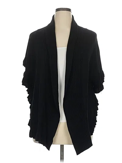 Pre-owned Joseph A Cardigan Sweater In Black