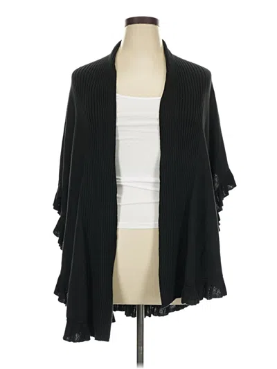 Pre-owned Joseph A Cardigan Sweater In Black