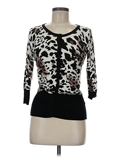 Pre-owned Joseph A Cardigan Sweater In Black