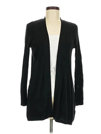 Pre-owned Joseph A Cardigan Sweater In Black