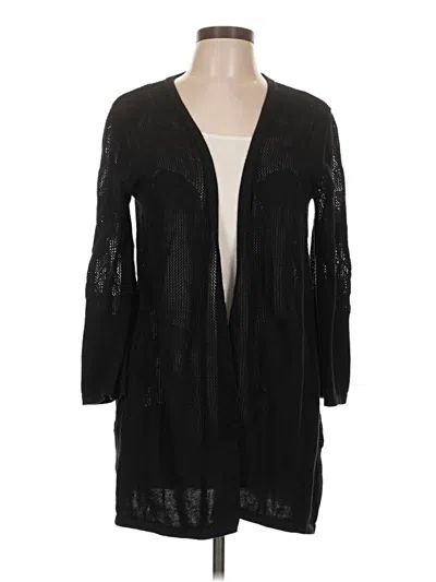 Pre-owned Joseph A Cardigan Sweater In Black