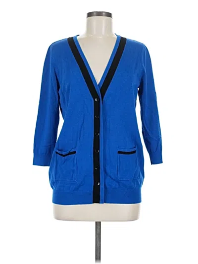 Pre-owned Joseph A Cardigan Sweater In Blue