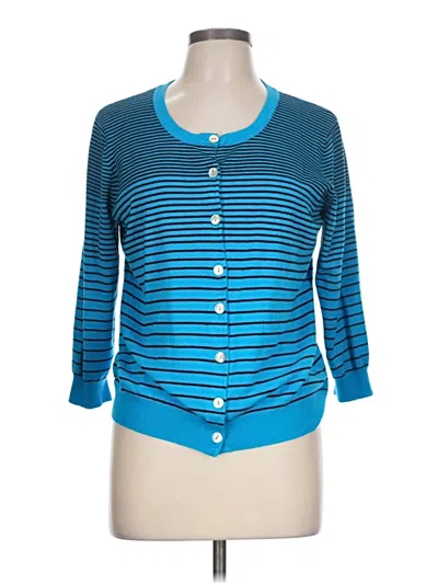 Pre-owned Joseph A Cardigan Sweater In Blue