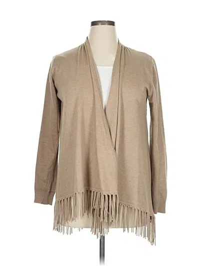 Pre-owned Joseph A Cardigan Sweater In Brown