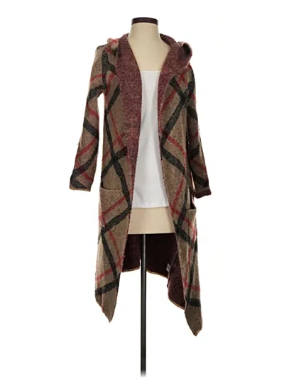 Pre-owned Joseph A Cardigan Sweater In Brown