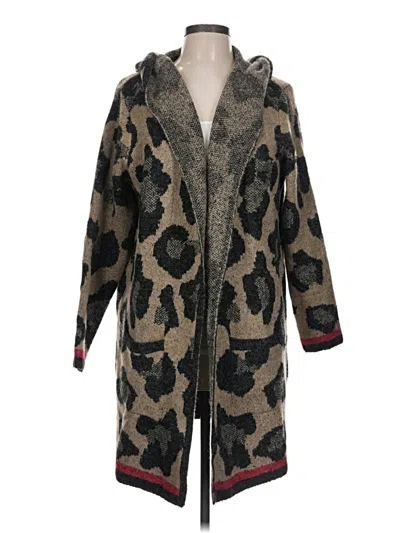 Pre-owned Joseph A Cardigan Sweater In Brown