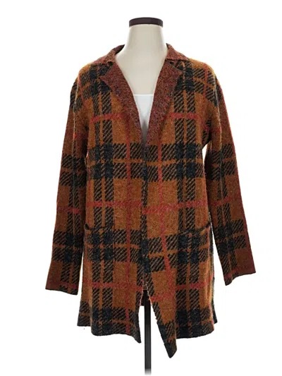 Pre-owned Joseph A Cardigan Sweater In Brown