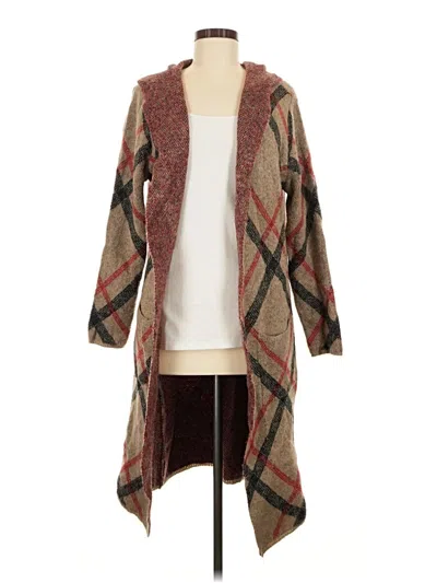 Pre-owned Joseph A Cardigan Sweater In Brown