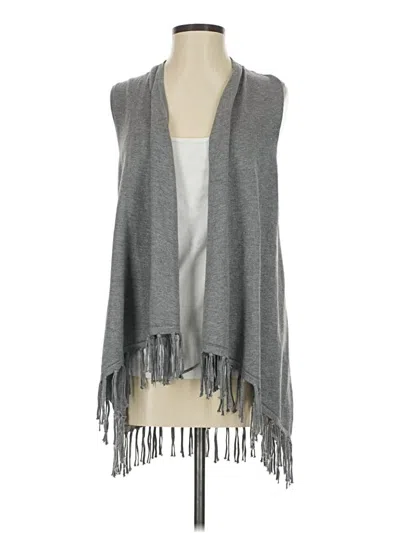Pre-owned Joseph A Cardigan Sweater In Gray