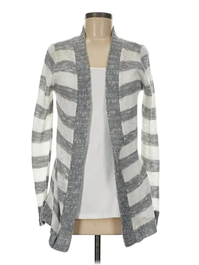 Pre-owned Joseph A Cardigan Sweater In Gray
