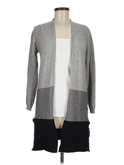 Pre-owned Joseph A Cardigan Sweater In Gray