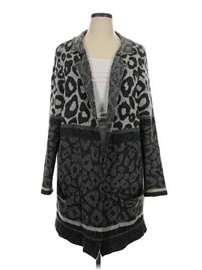 Pre-owned Joseph A Cardigan Sweater In Gray