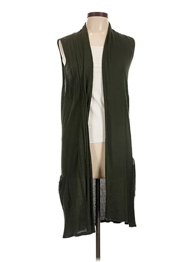 Pre-owned Joseph A Cardigan Sweater In Green