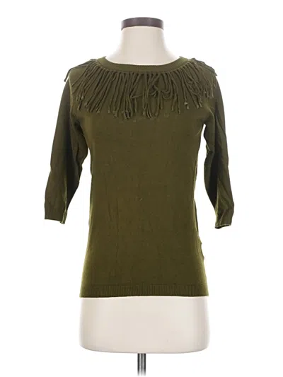 Pre-owned Joseph A Cardigan Sweater In Green