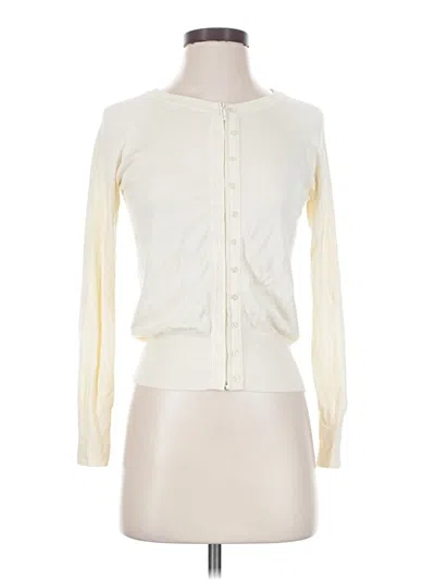 Pre-owned Joseph A Cardigan Sweater In Ivory