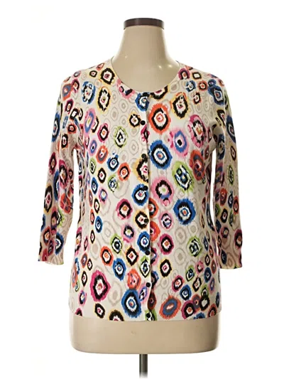 Pre-owned Joseph A Cardigan Sweater In Pink