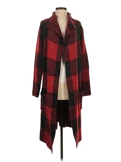 Pre-owned Joseph A Cardigan Sweater In Red