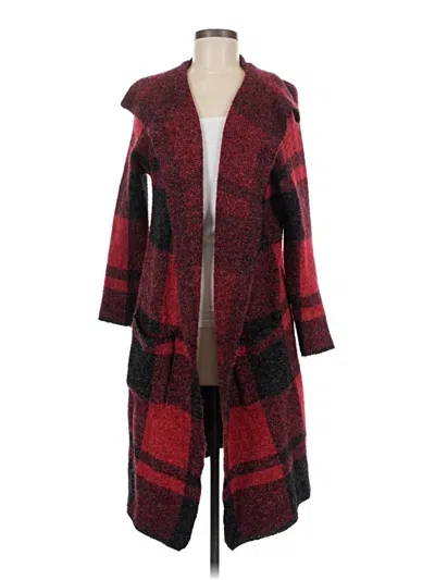 Pre-owned Joseph A Cardigan Sweater In Red