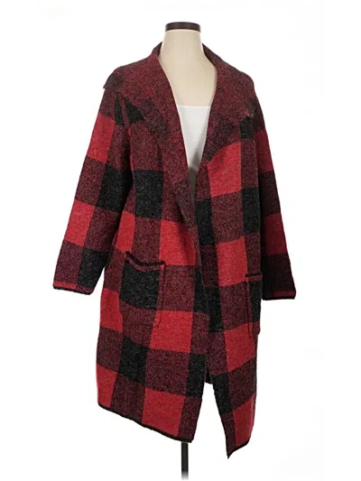 Joseph A Cardigan Sweater In Red