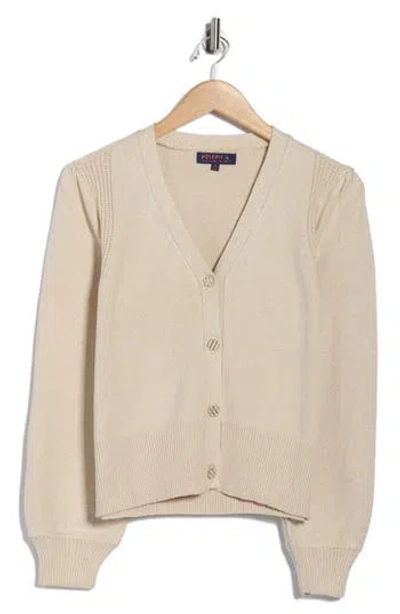 Joseph A Faux Pearl Button Cardigan