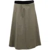 Joseph A-line Skirt In Grey Virgin Wool In Grey