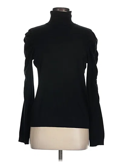 Pre-owned Joseph A Long Sleeve Turtleneck In Black