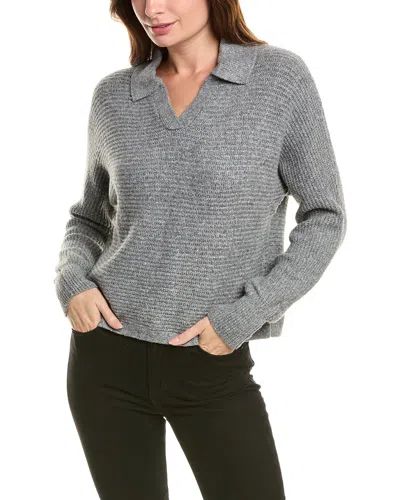 Joseph A . Polo Sweater In Grey