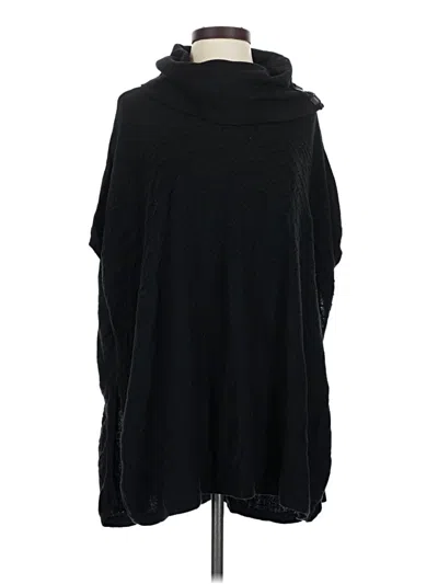 Pre-owned Joseph A Poncho In Black