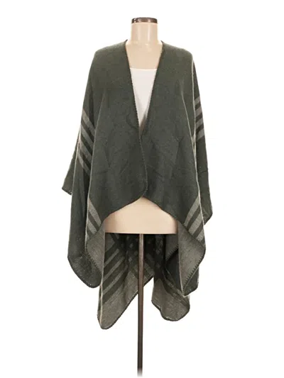Pre-owned Joseph A Poncho In Gray