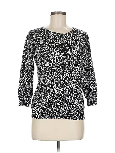 Pre-owned Joseph A Pullover Sweater In Black