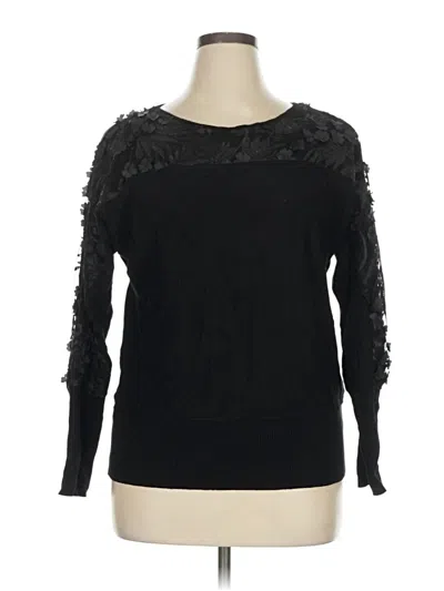 Pre-owned Joseph A Pullover Sweater In Black