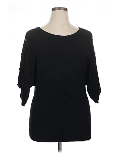 Pre-owned Joseph A Pullover Sweater In Black