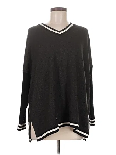 Pre-owned Joseph A Pullover Sweater In Black