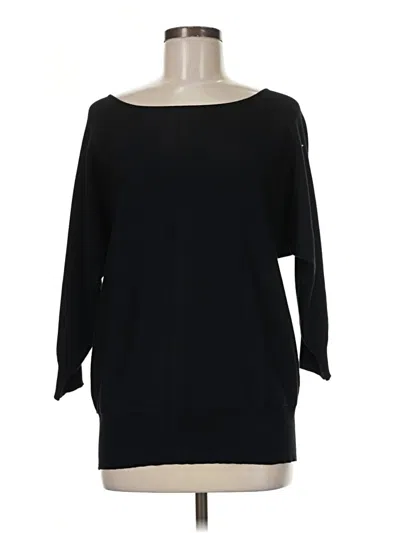Pre-owned Joseph A Pullover Sweater In Black