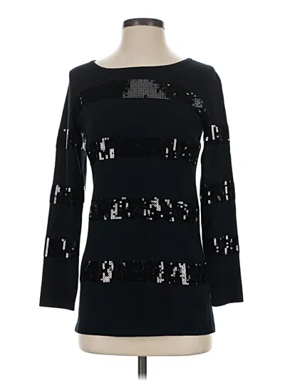 Pre-owned Joseph A Pullover Sweater In Black