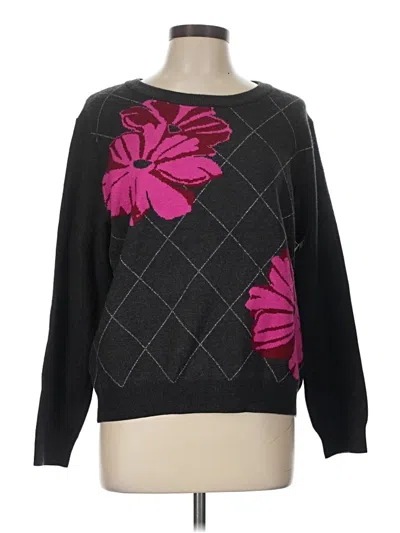 Pre-owned Joseph A Pullover Sweater In Black