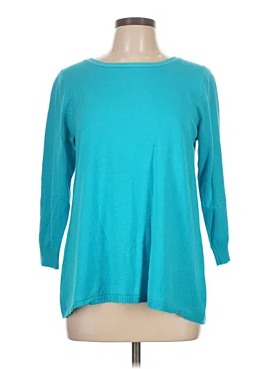 Pre-owned Joseph A Pullover Sweater In Blue