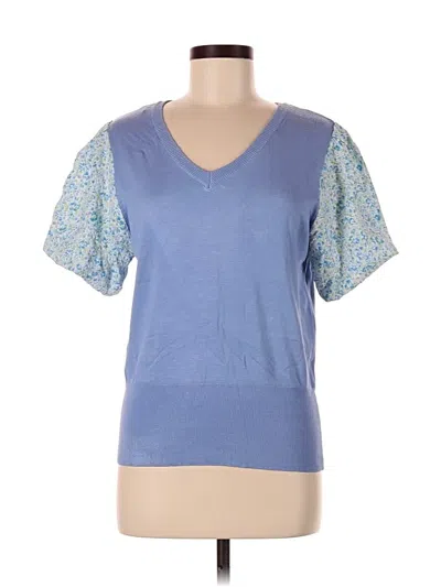 Pre-owned Joseph A Pullover Sweater In Blue