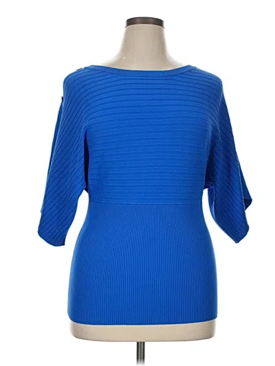 Pre-owned Joseph A Pullover Sweater In Blue