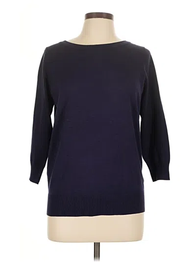 Pre-owned Joseph A Pullover Sweater In Blue