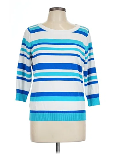 Pre-owned Joseph A Pullover Sweater In Blue