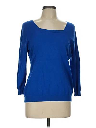 Pre-owned Joseph A Pullover Sweater In Blue