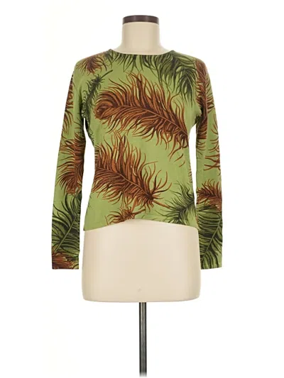 Pre-owned Joseph A Pullover Sweater In Green