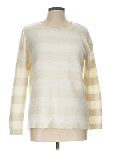 Pre-owned Joseph A Pullover Sweater In Ivory