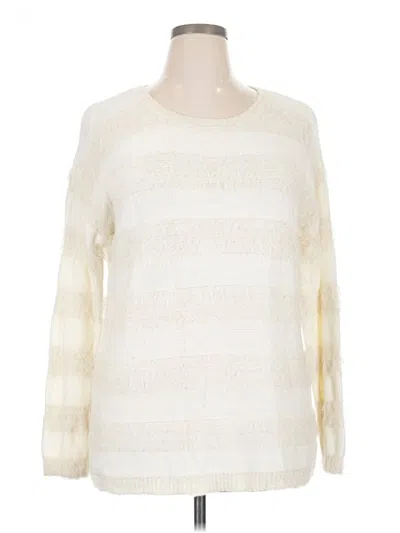 Pre-owned Joseph A Pullover Sweater In Ivory