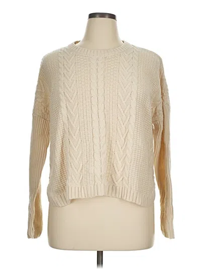 Pre-owned Joseph A Pullover Sweater In Ivory