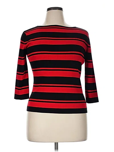 Pre-owned Joseph A Pullover Sweater In Red